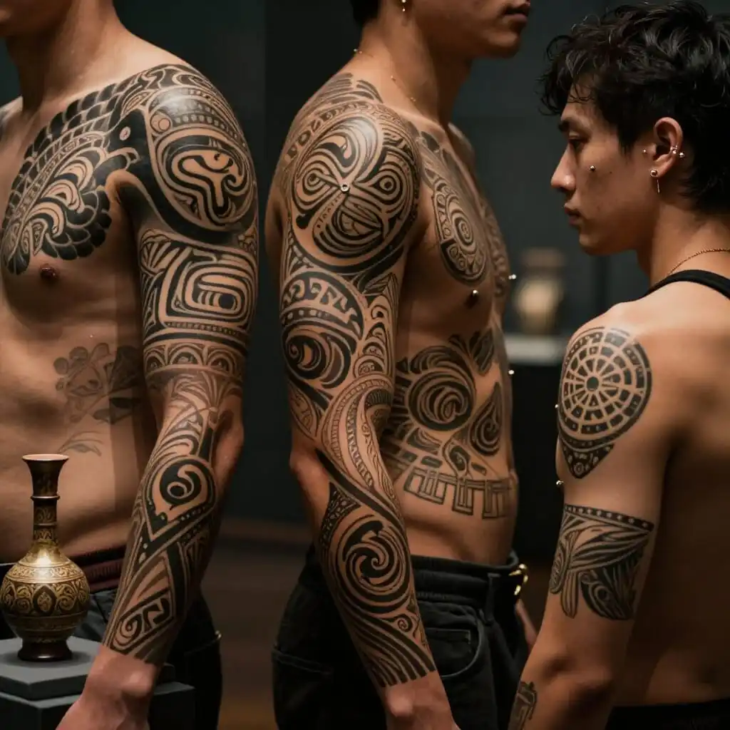 Histoire et symbolique des tatouages et des piercings à travers les cultures du monde.