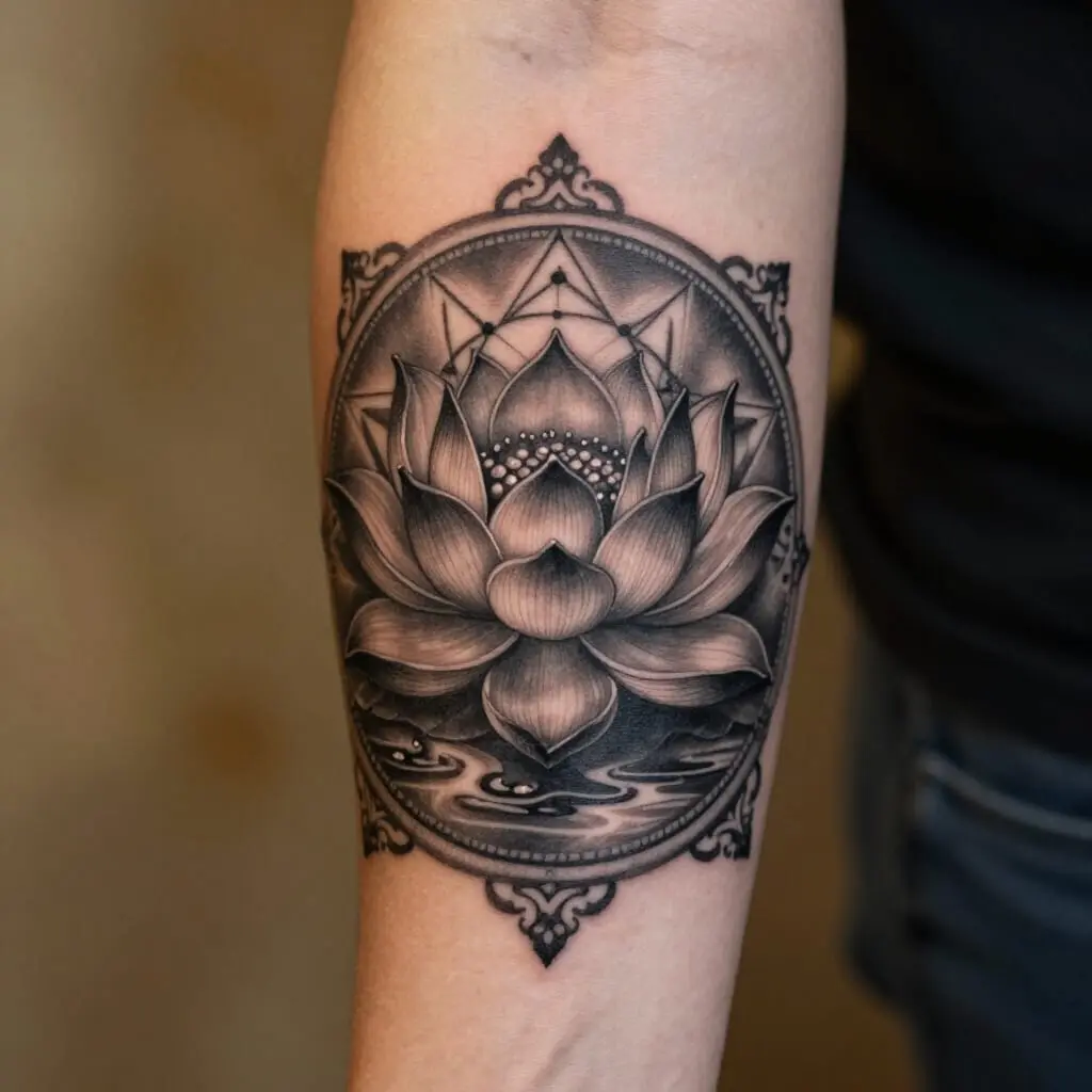 Tatouage : Lotus Tatouage : Signification et Symbolique Spirituelle