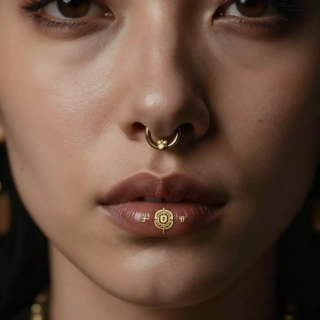 Tatouage : Piercing septum : histoire, symbolique et tendance actuelle