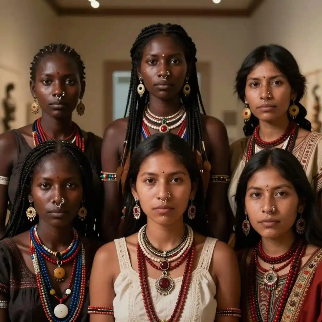 Piercings traditionnels illustrant leur signification culturelle à travers différentes civilisations.