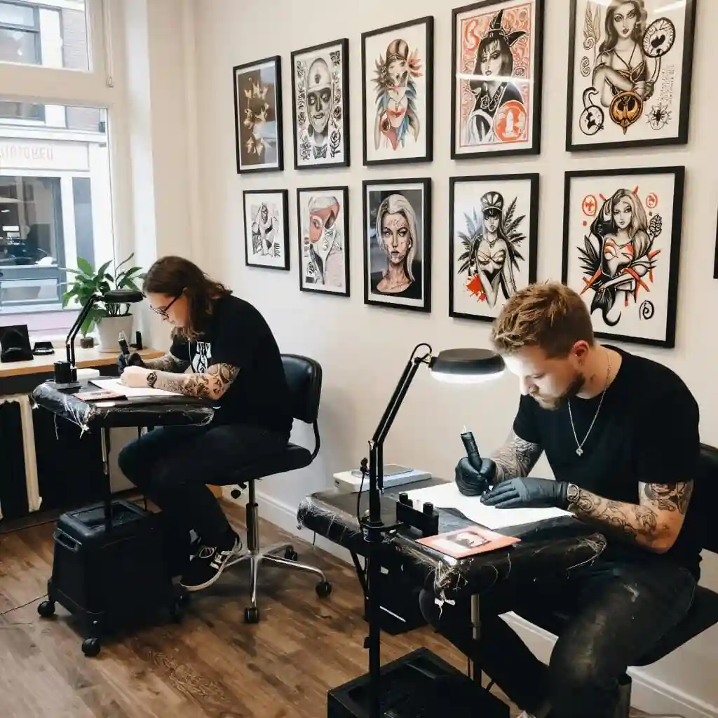 Sanctus Deus Tattoo Shop à La Haye aux Pays-Bas