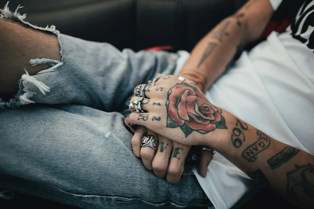Tatouage de couple Yin Yang complémentaire